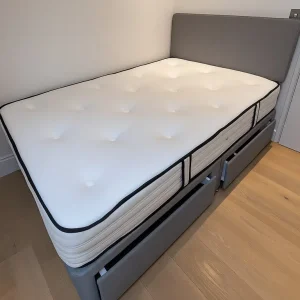 Divan bed with deep drawers – available in single, small double, double, or king size