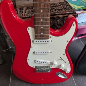 Selection of guitars including Benson electric, old Encore, and acoustic models - Image 8