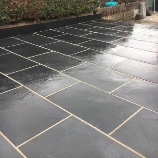 Black Limestone Paving Slabs