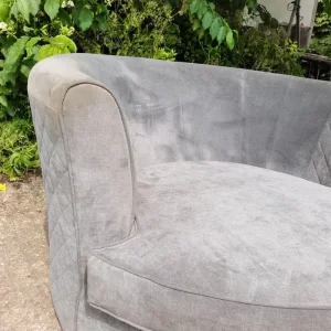 Big Grey Swivel Chair - Image 2