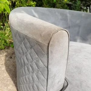 Big Grey Swivel Chair - Image 3