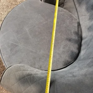 Big Grey Swivel Chair - Image 6