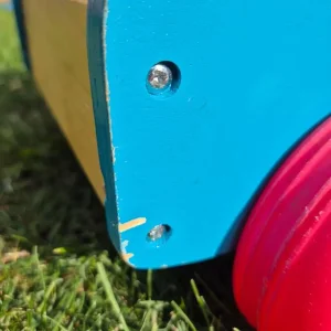 ELC Wooden Trike and Trailer - Image 2