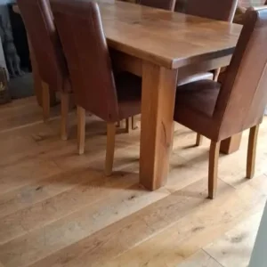 Indigo Furniture pine plank 6ft dining table - Image 5