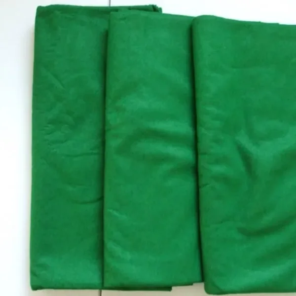 Three Large Green Felt Pieces – Great for Green Screen or Craft Projects