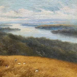 William Langley original oil painting of Coopers Hill, Surrey - Image 3
