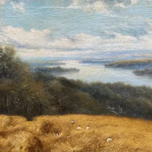 William Langley original oil painting of Coopers Hill, Surrey - Image 4
