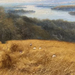 William Langley original oil painting of Coopers Hill, Surrey - Image 5
