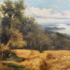 William Langley original oil painting of Coopers Hill, Surrey - Image 6
