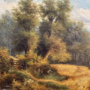 William Langley original oil painting of Coopers Hill, Surrey - Image 7