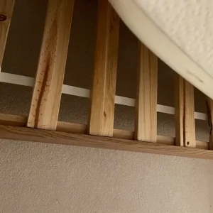 Double oak frame bed - Image 4