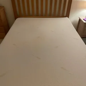 Double oak frame bed