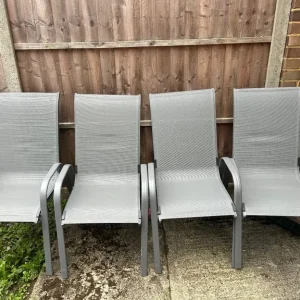 Foldable Camping Table and 4 Chairs - Image 2