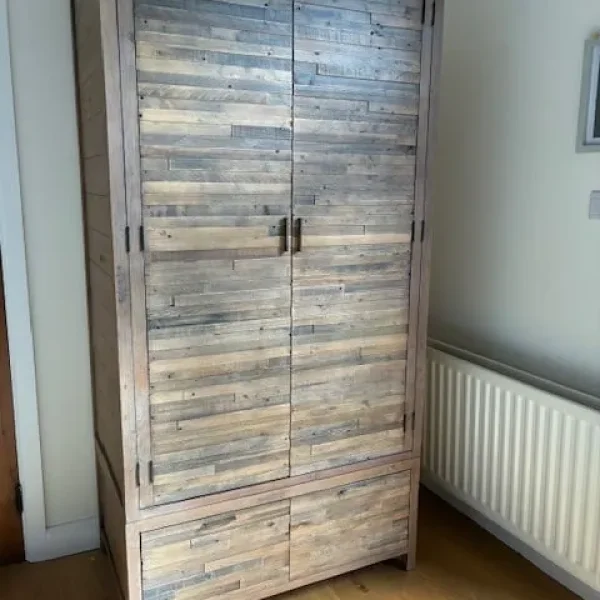 Barker and Stonehouse reclaimed wooden wardrobe