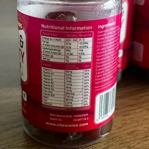 12 Tubs Vegan Strawberry Flavoured Gummy Vitamins - Image 3