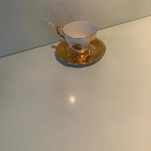 Vintage Royal Winton Grimwades 50th Anniversary Gold Cup & Saucer - Image 2