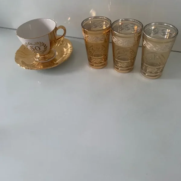Vintage Royal Winton Grimwades 50th Anniversary Gold Cup & Saucer
