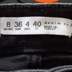 Denim Co Blacked Flared Boot Cut Jeans UK 8 Euro 36 - Image 2