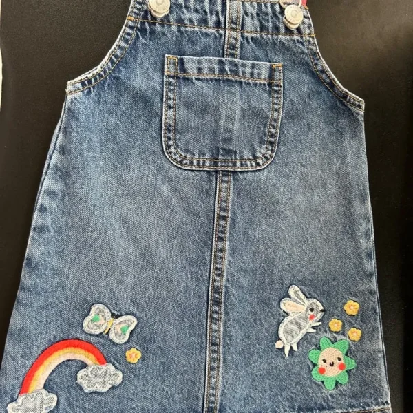 12-18 Months Denim Dress Ex Condition