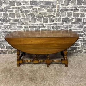 Ercol Oval Drop-Leaf Gateleg Dining Table - Image 2