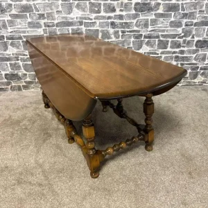 Ercol Oval Drop-Leaf Gateleg Dining Table - Image 7