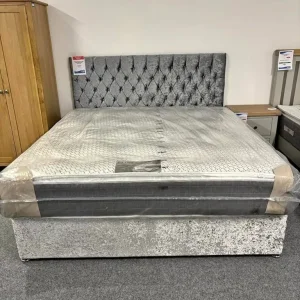 King Size Divan Bed with Mattress and Drawers