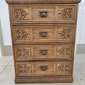 Chest of drawers and bedside table solid wood - Image 2