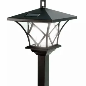 5FT TRADITIONAL STYLE SOLAR LAMP POST LED LIGHT OUTDOOR GARDEN DRIVEWAY PATIO - Image 4