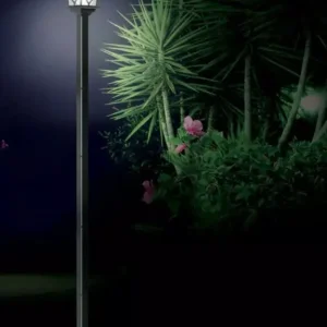 5FT TRADITIONAL STYLE SOLAR LAMP POST LED LIGHT OUTDOOR GARDEN DRIVEWAY PATIO - Image 5