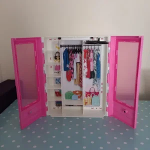 Barbie wardrobe and chair - Image 2