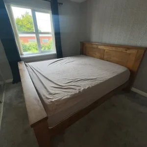 Superking wooden framed bed
