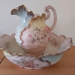 Vintage wash bowl and jug