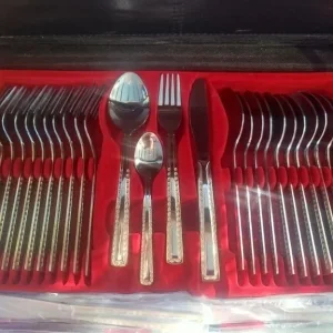 Certified Solingen 72 Piece Silver Cutlery Set – 18/10 Stainless Steel – Original Case & Documents - Image 6
