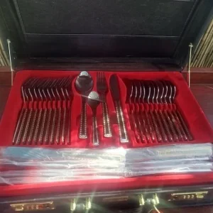 Certified Solingen 72 Piece Silver Cutlery Set – 18/10 Stainless Steel – Original Case & Documents - Image 7