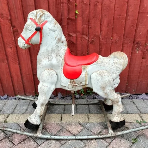 Mobo Style Childs Metal Rocking Horse