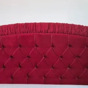 Double Divan Bed With Vintage Buttoned Headboard And Orthopedic Mattress - Image 2