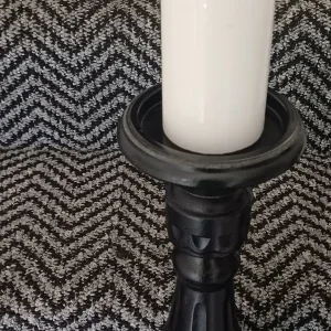 Large Black Candlesticks - Image 3