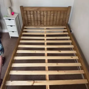 Small Double Wooden Bed Frame - Image 2