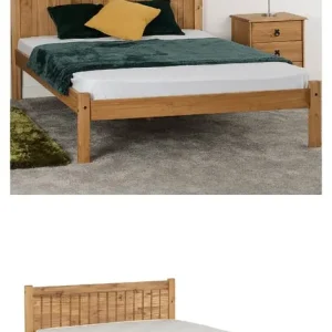 Small Double Wooden Bed Frame