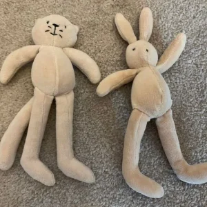 MOULIN ROTY BUNNY AND CAT PLUSH SOOTHER