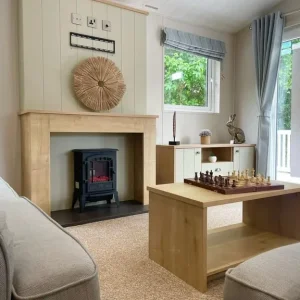 3-bedroom static lodge with wrap-around deck on the beach - Image 7