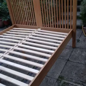 Solid oak double bed frame - Image 3