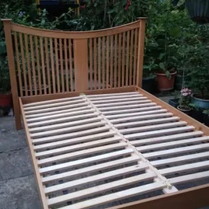 Solid oak double bed frame - Image 8