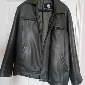 Leather jacket medium