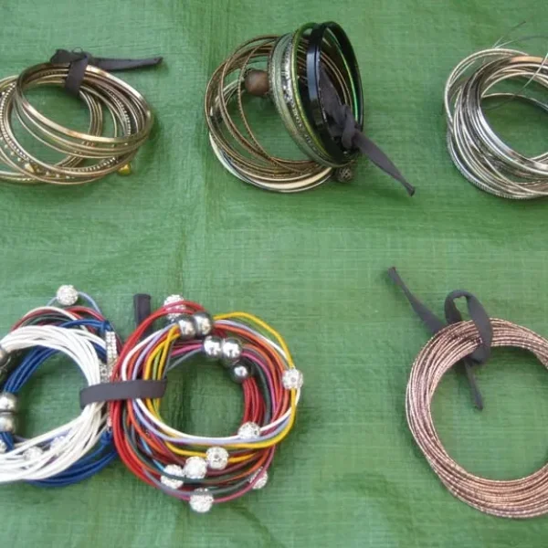 5 Sets of Indian Metal Bangles