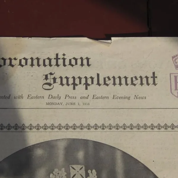 Coronation Supplement Queen Elizabeth June 1953 from EDP