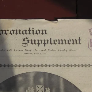 Coronation Supplement Queen Elizabeth June 1953 from EDP