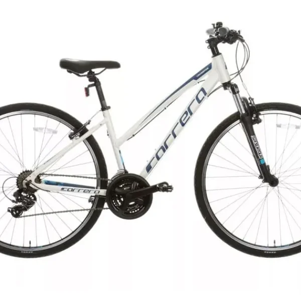 Carrera Crossfire Womens Hybrid Bike - White, Medium