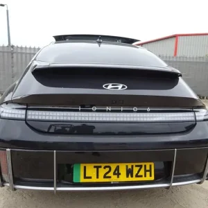 2024 Hyundai Ioniq 6 Ultimate EV 4x4 with front and side damage - Image 2