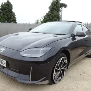 2024 Hyundai Ioniq 6 Ultimate EV 4x4 with front and side damage - Image 6